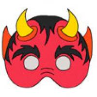 Masque de diable à imprimer