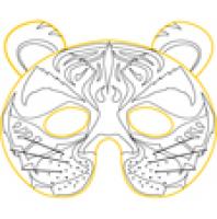 Coloriages de masques d'animaux