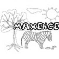 Maxence, coloriages Maxence