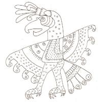 oiseau art mexicain