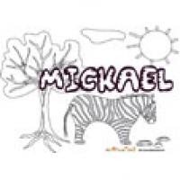 Mickael, coloriages Mickael