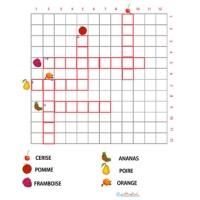 Mots croisés sur les fruits