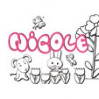 Nicole, coloriages Nicole