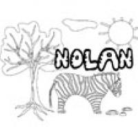 Nolan, coloriages Nolan