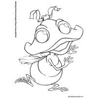 Coloriage Patouche la Mouche