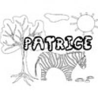 Patrice, coloriages Patrice
