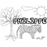 Philippe, coloriages Philippe