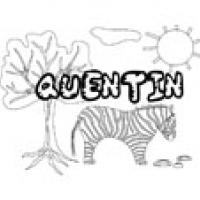 Quentin, coloriages Quentin