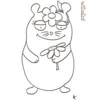 coloriage de taupe