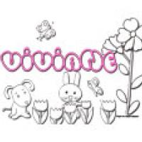 Viviane, coloriages Viviane