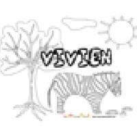 Vivien, coloriages Vivien