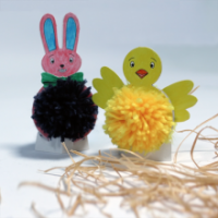 Retrouvez des idées d'activités créatives à faire avec les enfants sur le thème de Pâques et expliquées en vidéo.