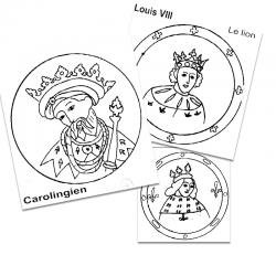 Coloriage des Rois de France