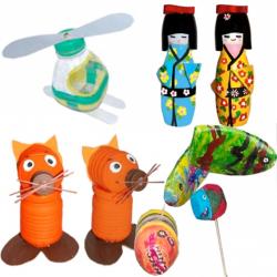 Recyclage de bouteilles en plastiques