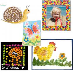 Activités mosaïque enfant