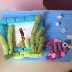 Fabriquer avec vos enfants des souvenirs de vacances pour qu'ils n'oublient jamais les bons moments de l'été.