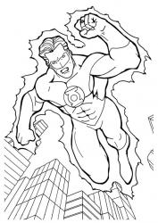 Coloriage de Green Lantern #1