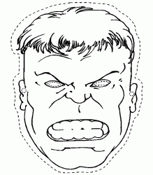 Coloriage de Hulk