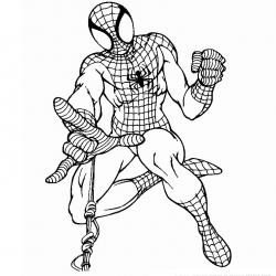 Coloriage de Spiderman #2