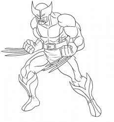 Coloriage de Wolverine