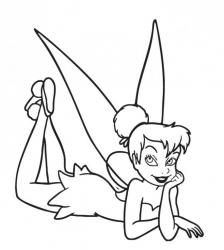 Coloriage fée clochette #2