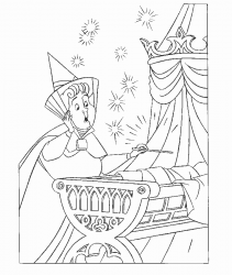 Coloriage La Belle au bois Dormant #2