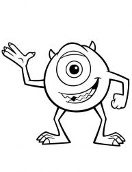 Coloriage monstre #01