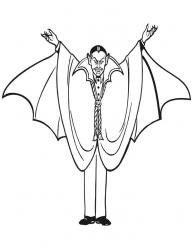 Coloriage vampire #01