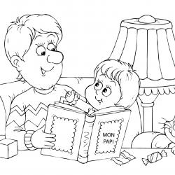 Voici un dessin de Grand Père à imprimer gratuitement. Un coloriage pour tous les enfants qui adorent leur papi. Page 02