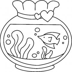 Aquarium 01 - motif à imprimer