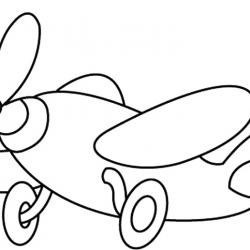 Avion 02 - motif à imprimer