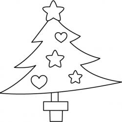 Sapin 01 - motif à imprimer
