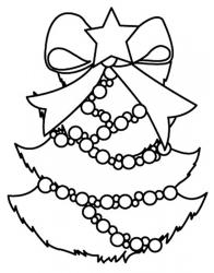 Sapin 02 - motif à imprimer