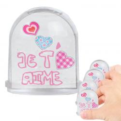 Globe Boule à neige " Je t'aime "