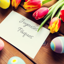 Carte de Pâques lapin