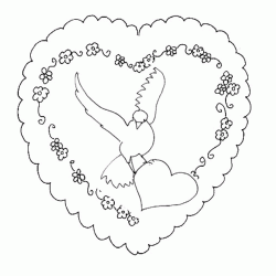 Coloriage Coeur 03 Un Coloriage De Tête à Modeler