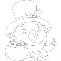 Retrouvez des coloriages à imprimer pour la saint Patrick. Des dessins de Leprechaun, de trèfle à quatre feuilles et de chaudron plein de pièces d'or ... autant de thèmes très symboliques de la saint Patrick. Des dessins à imprimer pour s'amuser et