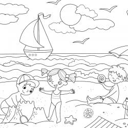 Coloriage A Imprimer Vacances