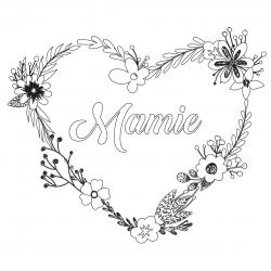 Coloriage Pour Mamie 3 Avec Tete A Modeler