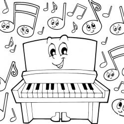 Dessins à colorier sur les instruments de musique et le monde de la musique. Les coloriages seront l'occasion de découvrir de nouveaux instruments de musique.