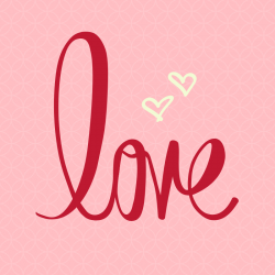 coloriages autour du mot love