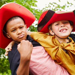 Casque pour déguisement de chevalier