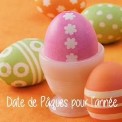 Des dates de Pâques pour les années à venir