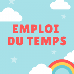 Imprimez gratuitement l'emploi du temps arc-en-ciel afin d'aider votre enfant à organiser sa semaine. Il pourra ainsi marquer tout ce qu'il devra faire pendant la semaine et visualiser les tâches chaque matin.