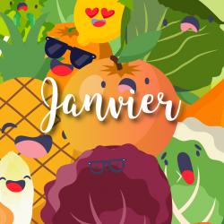 Consommer des fruits et légumes de saison c'est bon pour l'environnement mais aussi pour vous ! Pomme de terre, ananas ou encore pamplemousse : retrouvez notre jolie liste des fruits et légumes de janvier. Vous pourrez même l'imprimer et la coller sur le