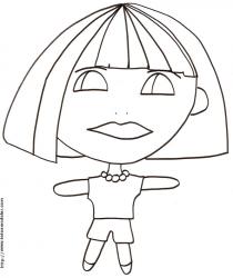 Baby doll, une poupée aux cheveux raides