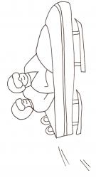 Coloriage bobsleigh