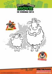 Coloriage Timmy et sa maman