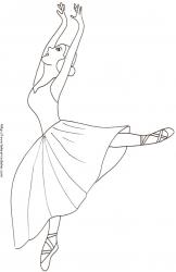 Coloriage Dune Danseuse Dessin 10 Tête à Modeler Tête à