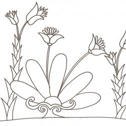 Coloriage Dun Bouquet De Fleurs Dessin 1 Inspiré De Lart